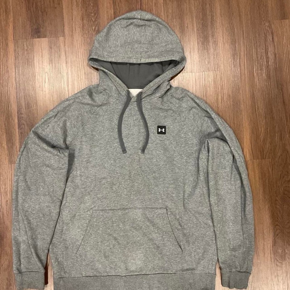 Gray Under Armour hoodie